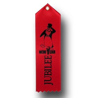 Custom Flat Ribbon w/ Event Card (1 5/8"x 6")