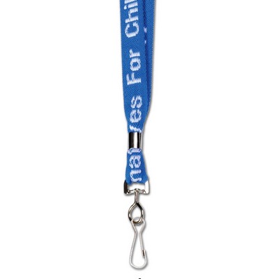 Knit-in Lanyard w/Snap Hook (18"x5/8")