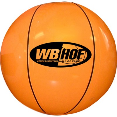 Large 16" Inflatable Sports Beach Ball Basketball