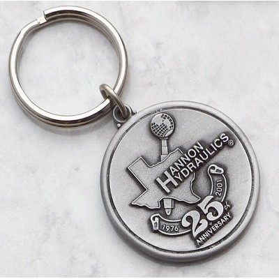 Cast Lead Free Pewter Key Tags (Up to 1 1/2" 2D design)