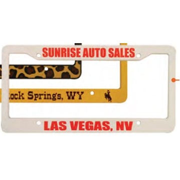 Original License Plate Frame (Silk Screen Frame)