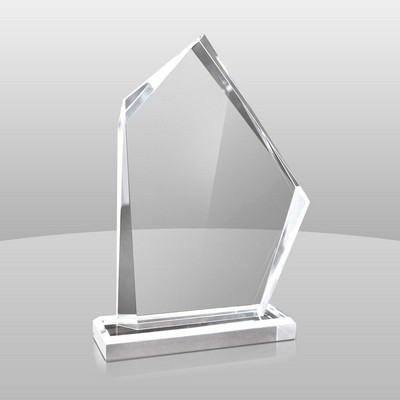 Clear Ice Peak Award (9 1/4"x6"x2")