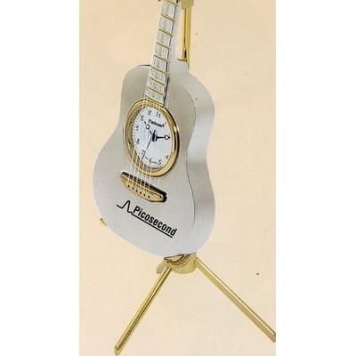 2 Tone Acoustic Guitar Clock W/ Stand