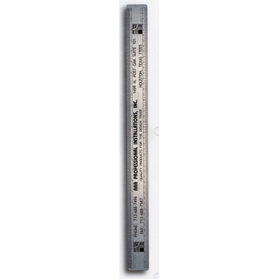 18" Stainless Steel Architectural Ruler