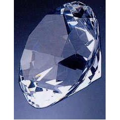 Crystal Diamond Paper Weight (2"x2")