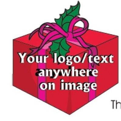 Christmas Gift Box Rectangle Metal Photo Magnet (2"x3")