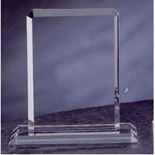 Crystal Rectangle Award (8"x6")