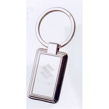 Designer Metal Key Tag (Rectangle)