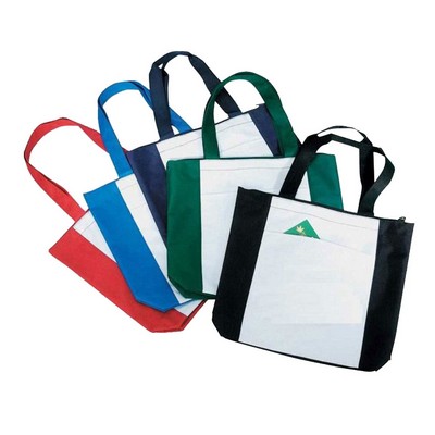 Poly Zipper Tote Bag (16½"x14"x4")