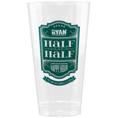 16 oz Clear Fluted Plastic Cup - Tradition