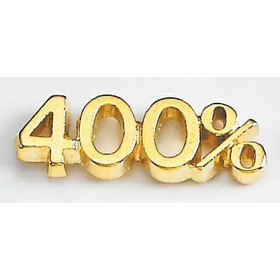 400% Marken Design Cast Lapel Pin (Up to 1")