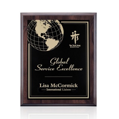 Farnsworth/Marietta Plaque - Cherry/Black 8"x10"