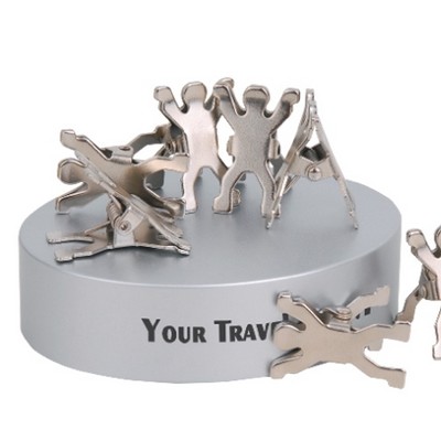 8 Man Shaped Paper Clip with Magnet Base