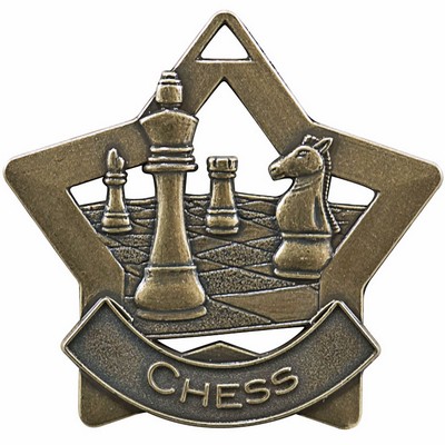 Star Medal, "Chess" - 2- 1/4"