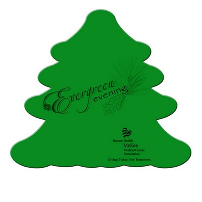 Evergreen Tree Hand Fan Without Stick