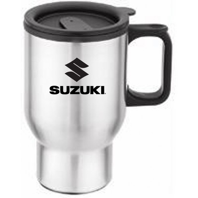 16 Oz. Roadster Stainless Steel Travel Mug