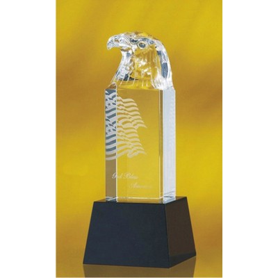 6" Crystal American Eagle Award