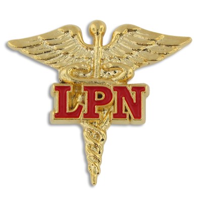 LPN Caduceus Lapel Pin