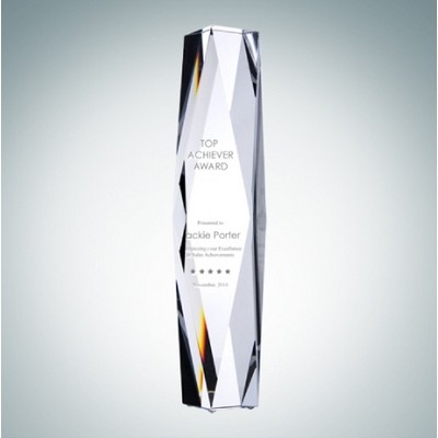 President Optical Crystal Tower Award (Medium)