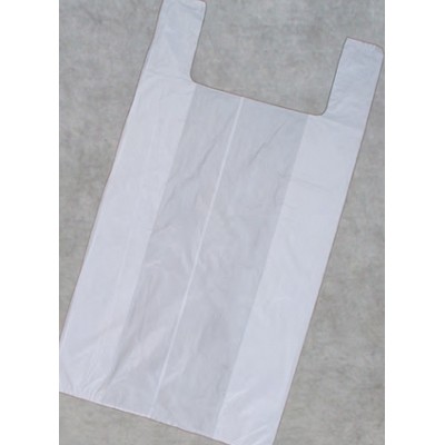 White High Density T-Shirt Bag (14"x10"x30")