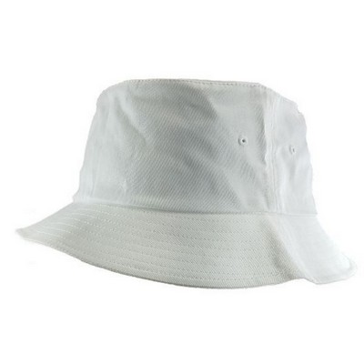 Big Size White Flexfit® Bucket Hat 3XL - 4XL