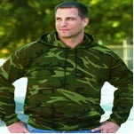 Code V Adult Camo Pullover Hoodie