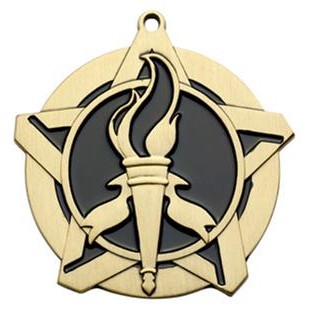 Super Star Medal -Victory- 2-1/4" Diameter