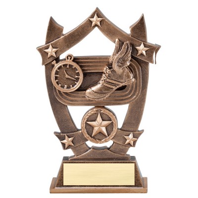 Track Stars Resin Award - 6 1/4"