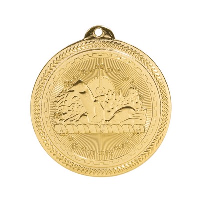 2" Swimming Stock BriteLaser Medal