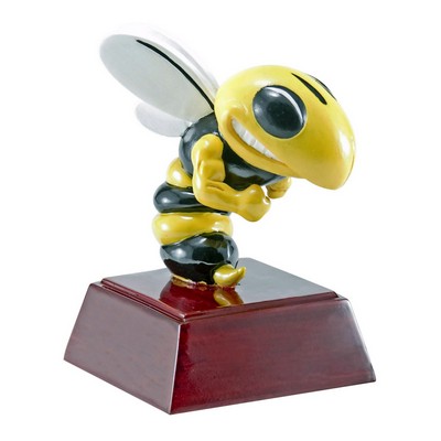 Spelling Bee, Hornet, Full Color Resin Sculpture - 4"