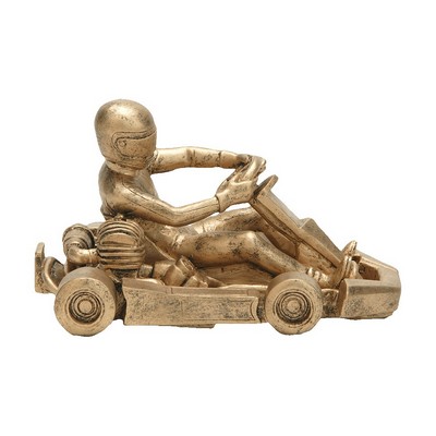 10.5" Go Cart Signature Resin Figure Trophy