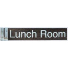 #55 Engraved Wall Bracket Sign (3 Lines / 4"x12")