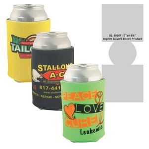 Cooler Pocket Can Coolie Full Color 3 Sided Imprinted Beverage Insulator