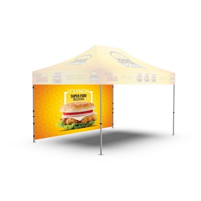 15X7 Single Sided Dye Sublimated Canopy Back Walls