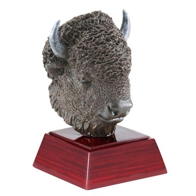 Buffalo/Bison Resin Award - 4" Tall