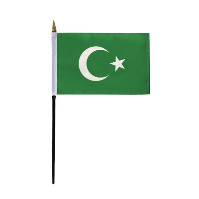 Islamic Stick Flags 4x6 inch