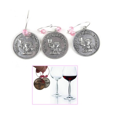 Wine Glass Charm