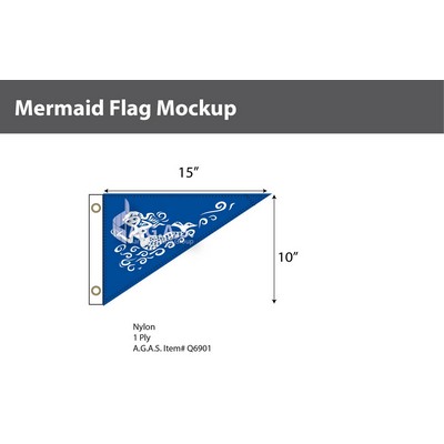 Mermaid Flags 10x15 inch