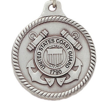 Coast Guard Pewter Key Chain