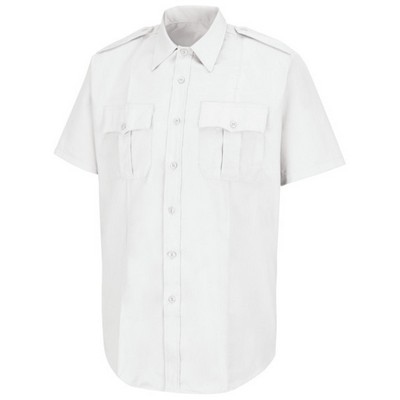 Horace Small - New Dimension Stretch Poplin Short Sleeve White Shirt