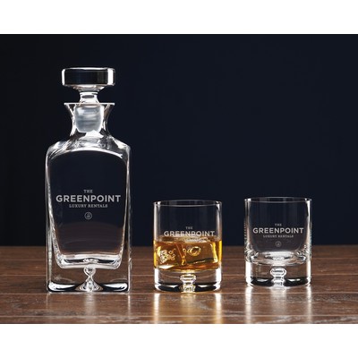 Deluxe Square Decanter (5pc Set)