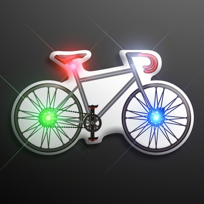 Light Up Bicycle Flashing Pins - BLANK