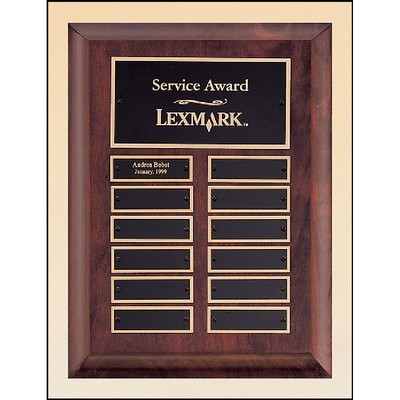 Cherry Finish Wood Perpetual Plaque (9" x 12")