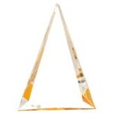 Pinnacle Acrylic Award - Clear/Gold - 9"