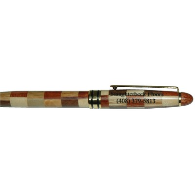 Multi Wood Color Ballpoint Pen with Maple Wood Box