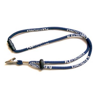 Customized Polyester Lanyard w/Spring Button