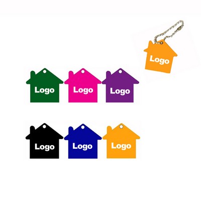 House Shape Pet ID Tags Key Tag