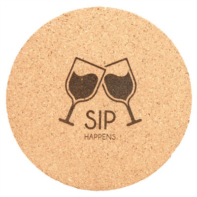 4" - Cork Coasters - Heavy Duty Premium Round