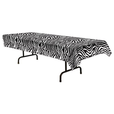 Zebra Print Table Cover