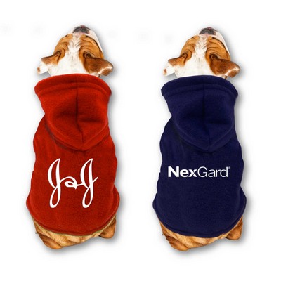 All Star Dogs™ Polar Fleece Hooded Dog Jacket